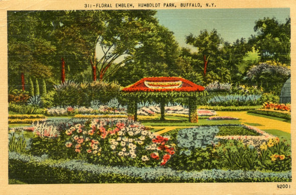 Floral Emblem, Humboldt Park, Buffalo, NY - Carey's Emporium