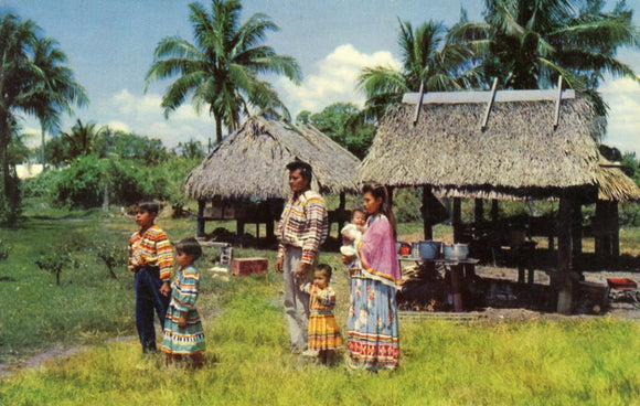 Seminole Indian Family, Florida - Carey's Emporium
