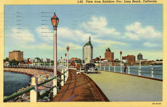 View from Rainbow Pier, Long Beach, CA - Carey's Emporium