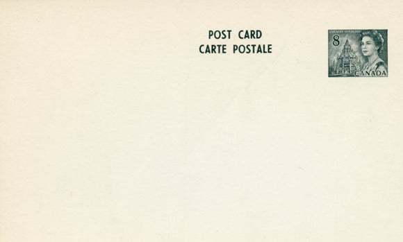 Canadian Postal Card Eight Cents - Carey's Emporium