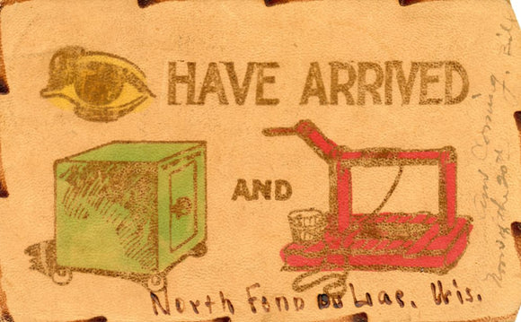 I Have Arrived Safe and Well, North Fond du Lac, WI - Carey's Emporium