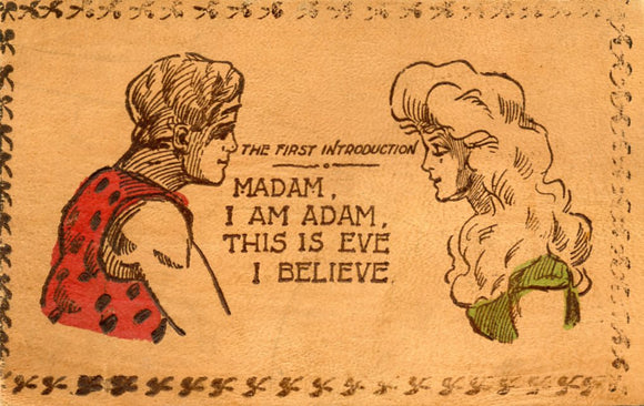The First Introduction: Madam, I Am Adam, This is Eve, I Believe - Carey's Emporium