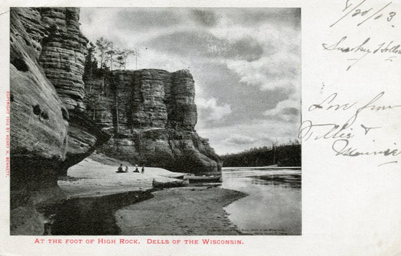 At the Foot of High Rock, Dells of the Wisconsin, WI - Carey's Emporium