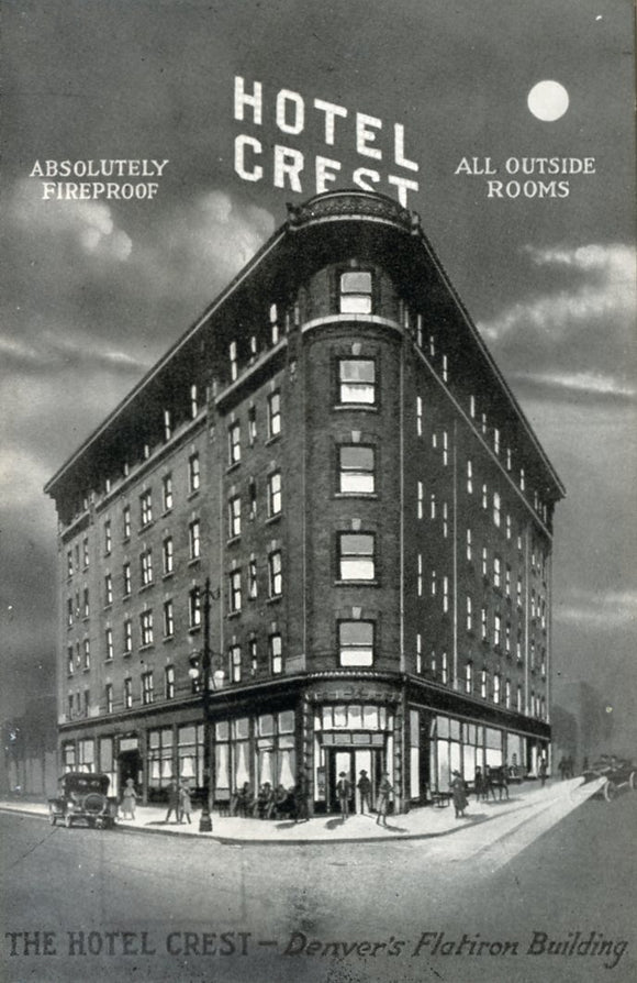 The Hotel Crest, Denver's Flatiron Building, Denver, CO - Carey's Emporium