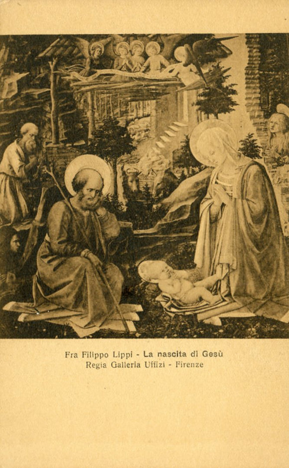 Fra Filippo Lippi, La nascita di Gesu, Regia Galleria Uffizi, Firenze - Carey's Emporium