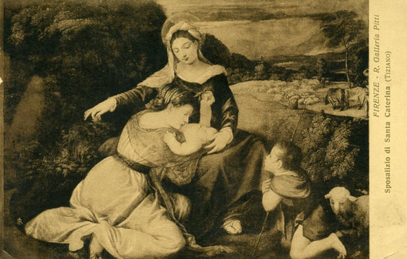 R. Galleria Pitti, Sposalizio de Santa Caterina (Tiziano), Firenze - Carey's Emporium