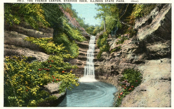 The French Canyon, Starved Rock, Illinois State Park - Carey's Emporium