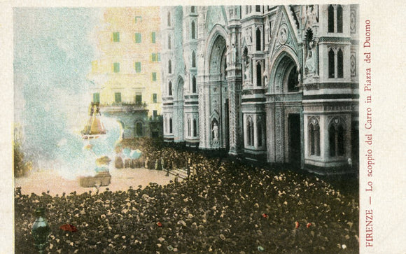 Lo scoppio del Carro in Piazza del Duomo, Firenze - Carey's Emporium