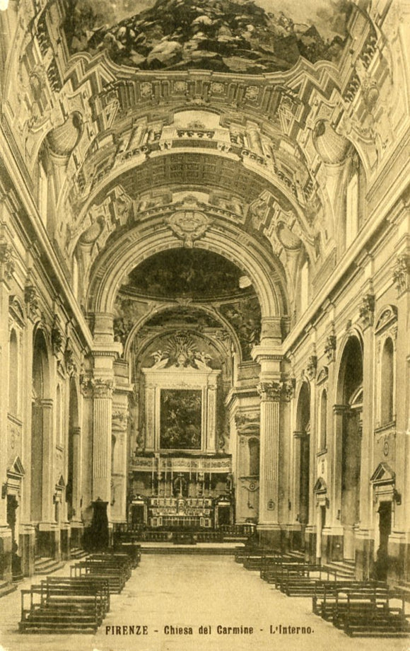 Chiesa del Carmine, L'Interno, Firenze - Carey's Emporium