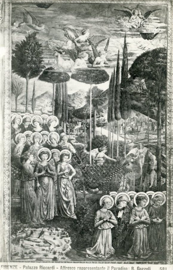 Plazzo Riccardi, Alfresco rappresentante il Paradise; B. Gozzoli, Firenze - Carey's Emporium