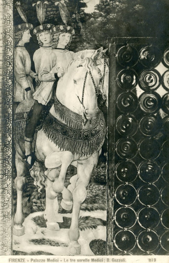Palazzo Medici, Le tre Sorelle Medici, B. Gozzoli, Firenze - Carey's Emporium