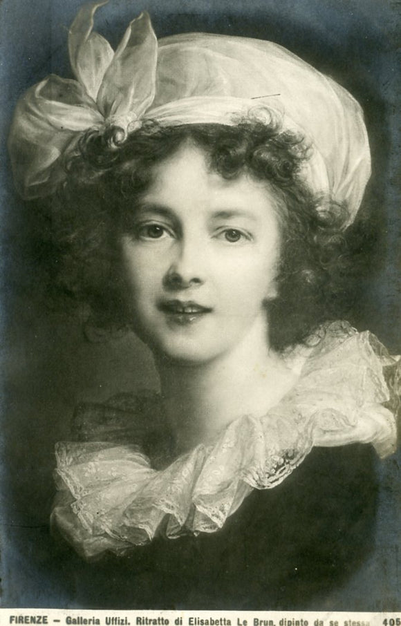 Galleria Uffizi, Ritratto di Elisabetta Le Brun, dipinto da se stessa, Firenze - Carey's Emporium