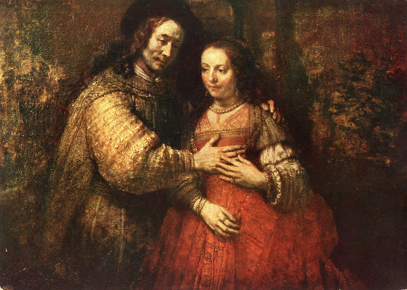 The Jewish Bride, Rembrandt van Rijn, Rijksmuseum, Amsterdam - Carey's Emporium
