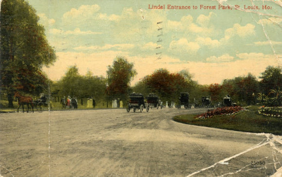 Lindel Entrance to Forest Park, St. Louis, MO - Carey's Emporium