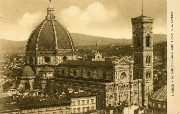 La Cattedrale vista dalla Cupola di S. Lorenzo, Firenze - Carey's Emporium
