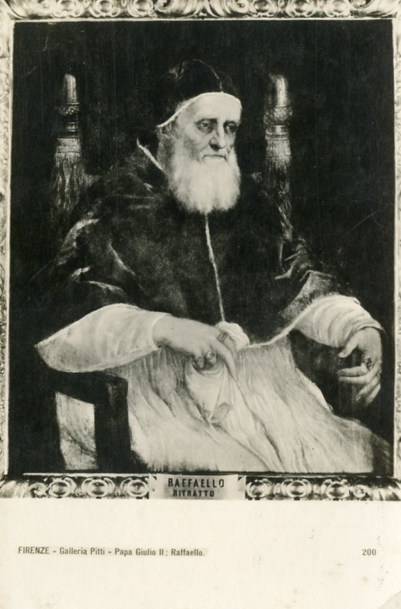 Galleria Pitti, Papa Giulio II; Raffaello, Firenze - Carey's Emporium
