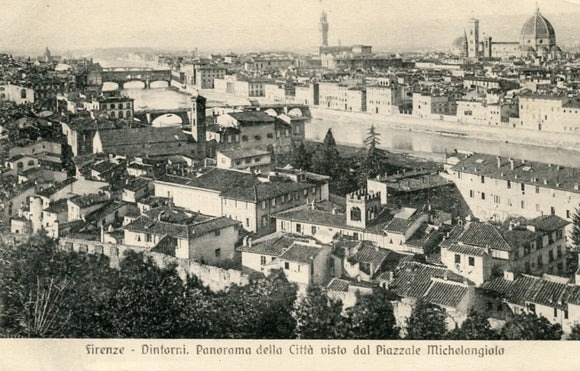 Dintorni, Panorama della Citta visto del Piazzale Michelangiolo, Firenze - Carey's Emporium