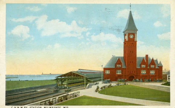 C. and N. W. Ry. Station, Milwaukee, WI - Carey's Emporium
