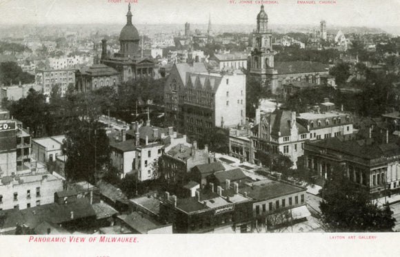 Panoramic View of Milwaukee, WI - Carey's Emporium
