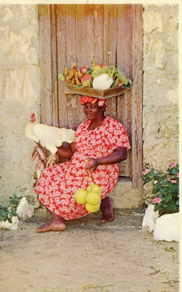 Fish, Food and Fruit Vendor, Jamaica, B. W. I. - Carey's Emporium