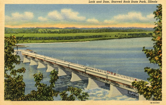 Lock and Dam, Starved Rock State Park, IL - Carey's Emporium