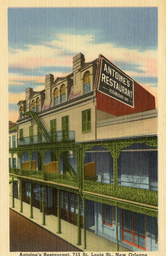 Antoine's Restaurant, 713 St. Louis St., New Orleans, LA - Carey's Emporium