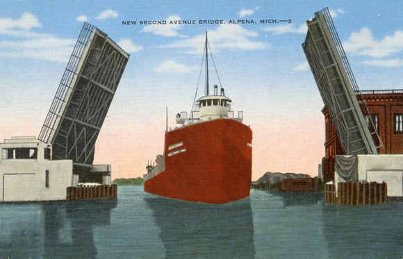 New Second Avenue Bridge, Alpena, MI - Carey's Emporium
