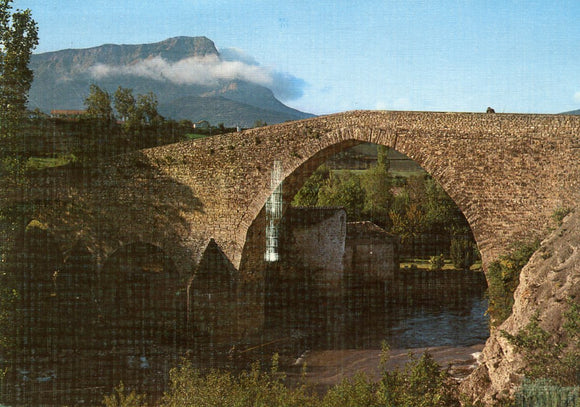 Puente de San Miguel, sobre el rio Aragon, Jaca - Carey's Emporium