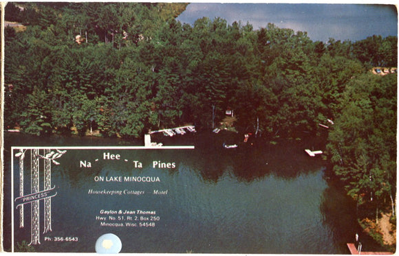 Na-Hee-Ta Pines Resort, Minocqua, WI - Carey's Emporium