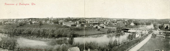 Panorama of Burlington, WI - Carey's Emporium