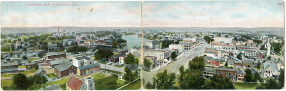 Panoramic View of Jefferson, WI - Carey's Emporium