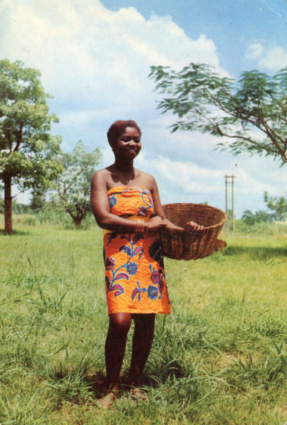 Basket Girl, Ghana - Carey's Emporium