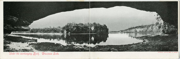 Under the overhanging Rock, Wisconsin Dells, WI - Carey's Emporium