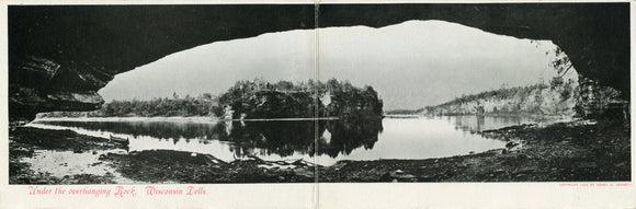 Under the overhanging Rock, Wisconsin Dells, WI