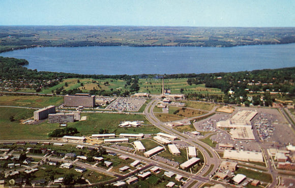 Aerial View of the New Hilldale Shopping Center, Madison, WI