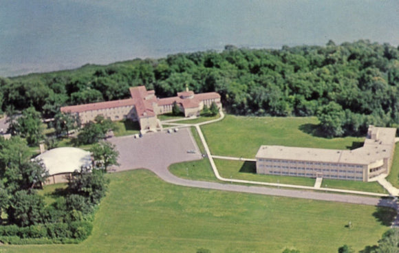 Air View of the Campus, Edgewood College of the Sacred Heart, Madison, WI