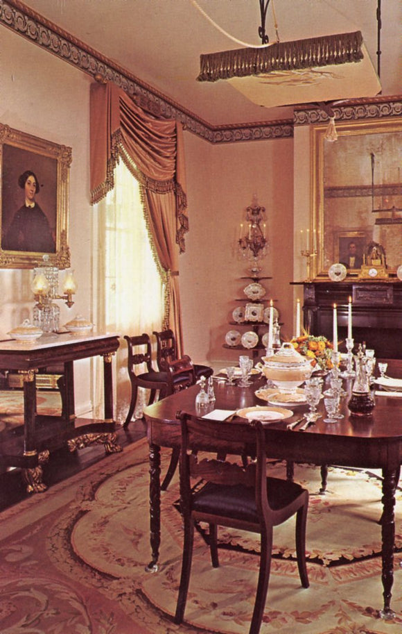 Dining Room, Rosedown Plantation and Gardens, St. Francisville, LA