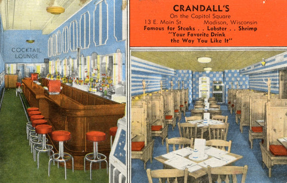 Crandall's, On the Capitol Square, 13 E. Main St., Madison, WI - Carey's Emporium