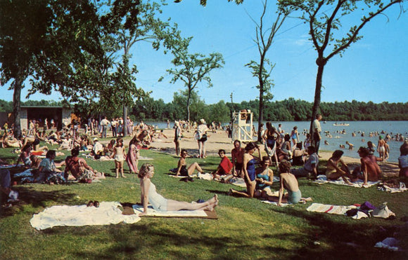Bathing at Vilas Park, Madison, WI - Carey's Emporium