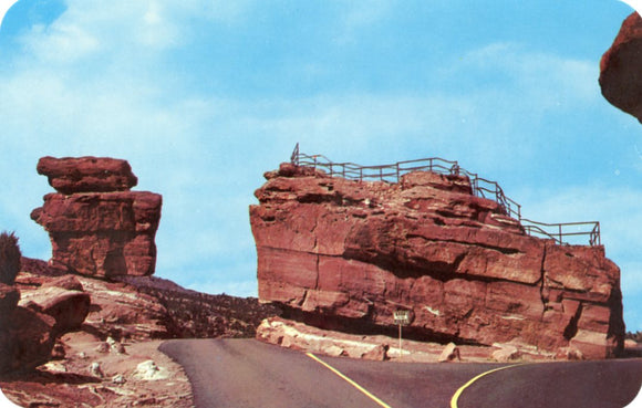 Balanced and Steamboat Rocks in the Garden of the Gods, Pikes Peak Region, CO - Carey's Emporium
