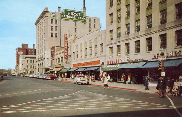 Capitol Square, Looking north on Pinckney St. at Main, Madison, WI - Carey's Emporium