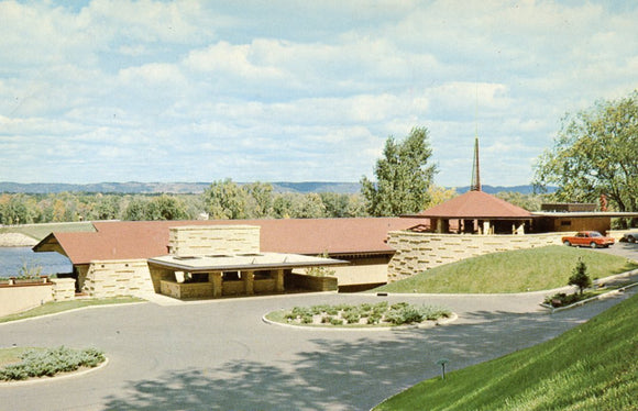 The Spring Green, Designed by Frank Lloyd Wright, on the Wisconsin River at Highway 23, Spring Green, WI - Carey's Emporium