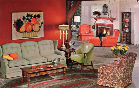 Early American, by Shaw of Charlotte, Typical of Shaw's over eighty Early American designs rich in historical splendor - Carey's Emporium