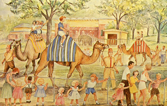 The Camel Rides by Jens von Sivers, at Henry Vilas Park Zoo, Madison, WI - Carey's Emporium