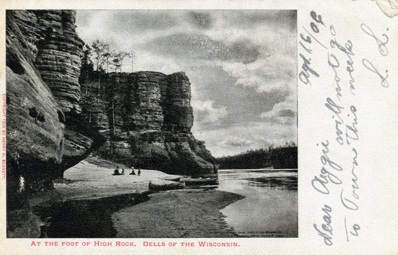 At the Foot of High Rock, Dells of the Wisconsin, WI - Carey's Emporium
