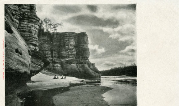 At the Foot of High Rock, Dells of the Wisconsin, WI - Carey's Emporium