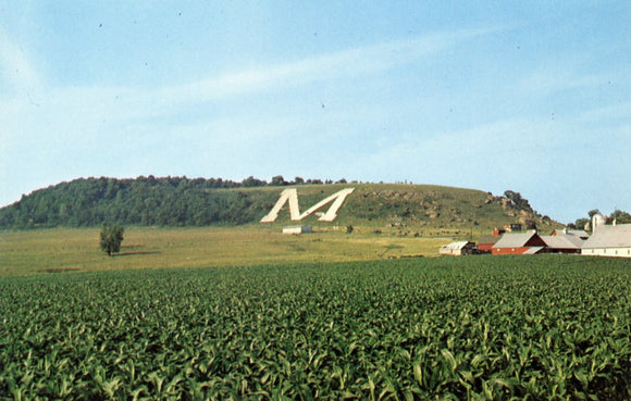 World's Largest M, Platteville, WI - Carey's Emporium