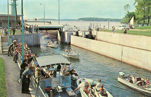 Yahara River Locks, Joining Lakes Mendota and Monona, Madison, WI - Carey's Emporium