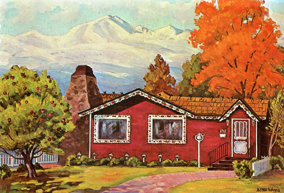 Home of the Apple Tree Folks, 8710 East Colfax, Denver's Distinctive Dinner House - Carey's Emporium