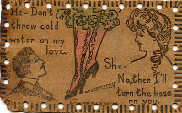 He: Don't Throw Cold Water on my Love, She: No, Then I'll Turn the Hose on You - Carey's Emporium